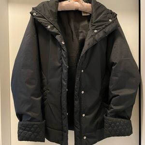 Adidas Black Bomber Jacket  Super lightweight, perfect for cool spring nights.